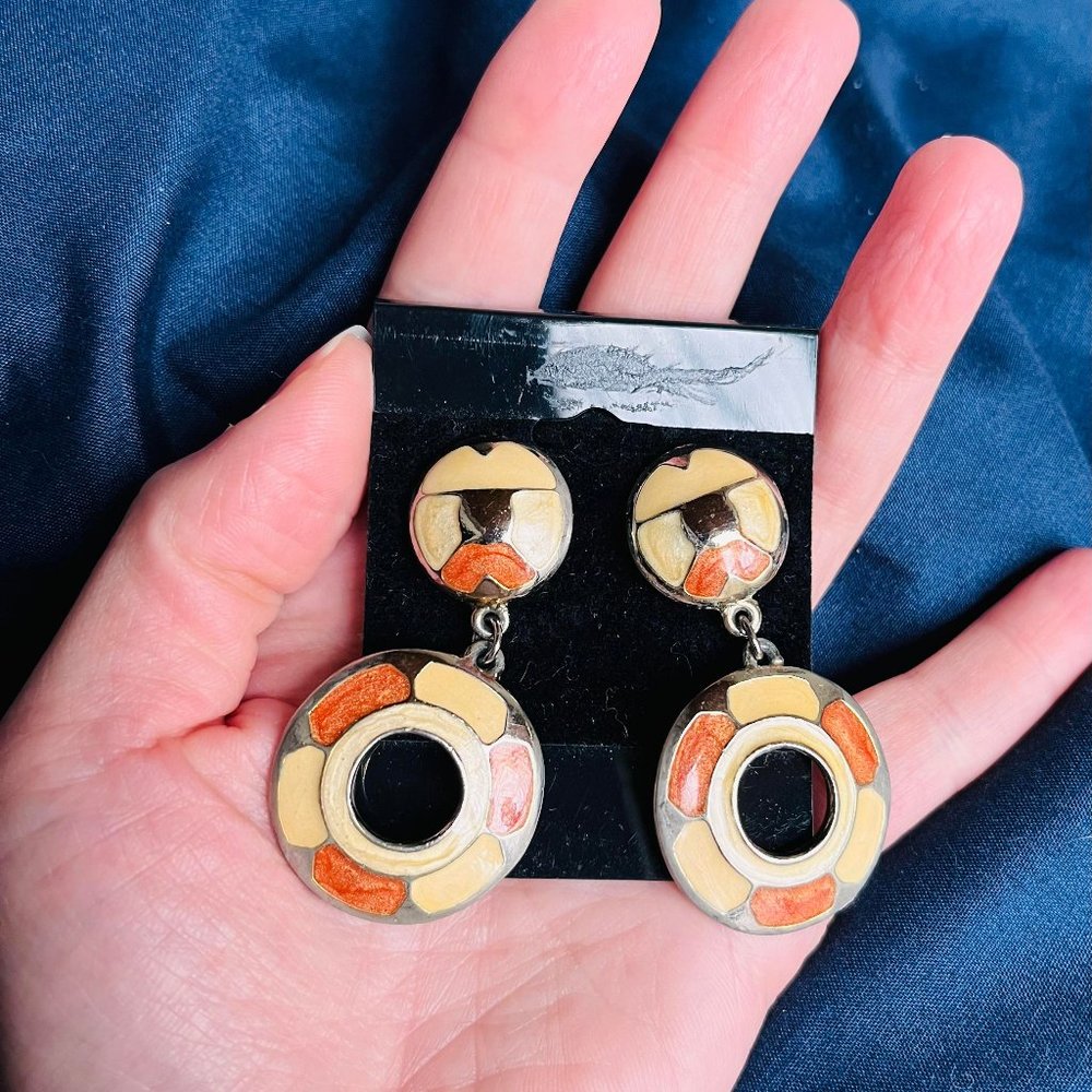 Vintage 80s earrings